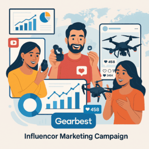 Gearbest Influencer Marketing Case Study | Boosting E-Commerce Sales Globally