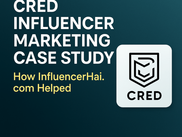 CRED Influencer Marketing Case Study | How InfluencerHai.com Drove 50% App Growth