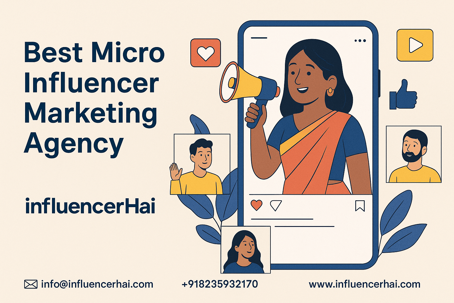 micro influencer marketing agency, best micro influencer agency, hire micro influencers, influencerHai, influencer marketing India, niche influencer campaigns, Instagram influencers, brand influencer platform, influencer agency for startups