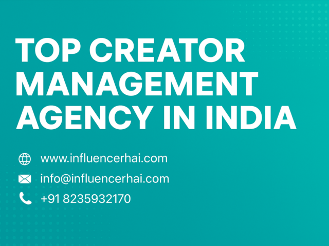 Top Creator Management Agency in India | InfluencerHai