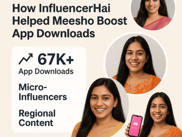 Meesho Influencer Marketing Case Study | InfluencerHai
