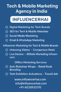 Best Tech & Mobile Marketing Agency in India | InfluencerHai