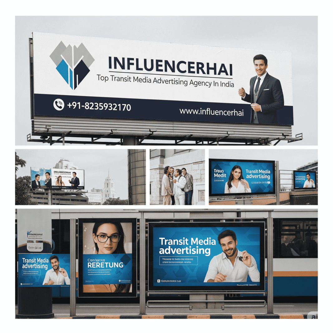Top Transit Media Advertising Agency in India – Auto, Bus, Metro & Cab Branding Top transit media advertising in India featuring auto rickshaw branding, bus wraps, metro ads, and cab advertising for brand visibility