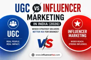 UGC vs Influencer Marketing in India – 2026 – Which Strategy Delivers Better ROI