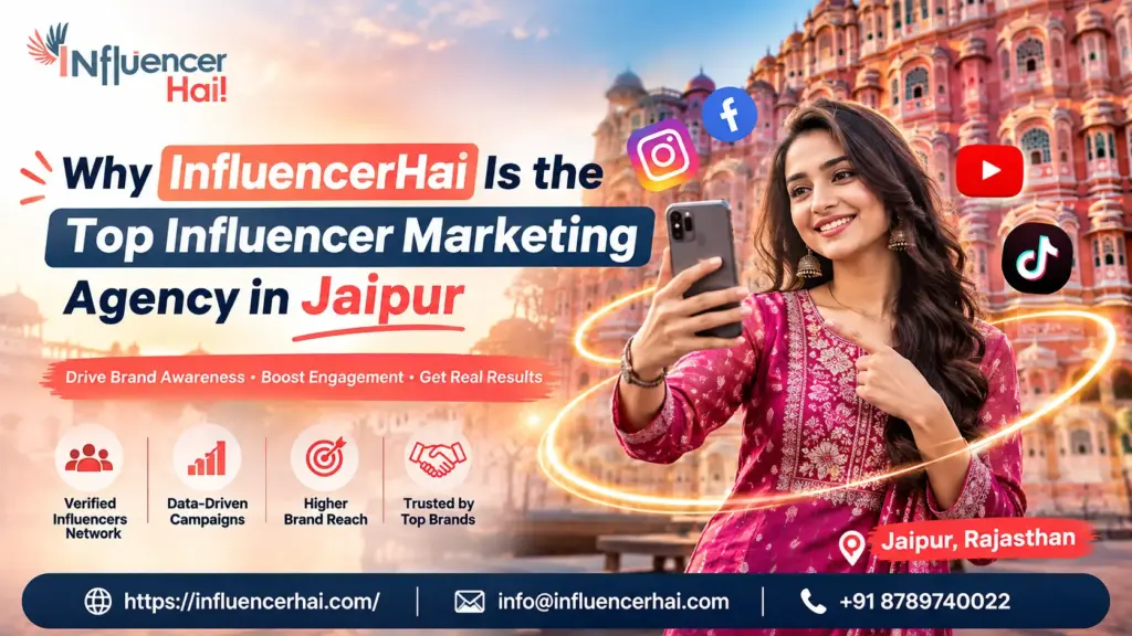 Why InfluencerHai Is the Top Influencer Marketing Agency in Jaipur