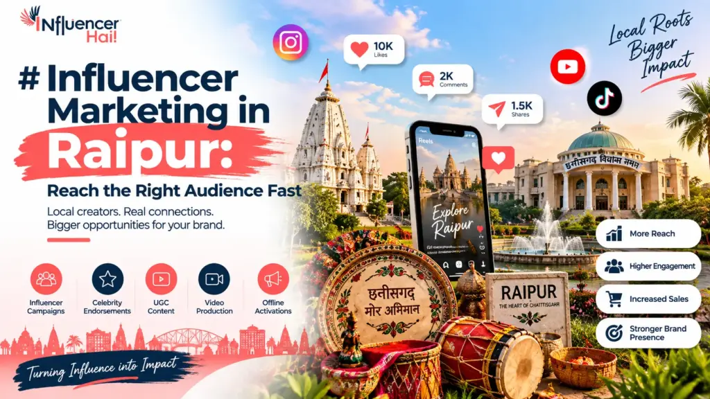 Influencer Marketing in Raipur: Reach the Right Audience Fast