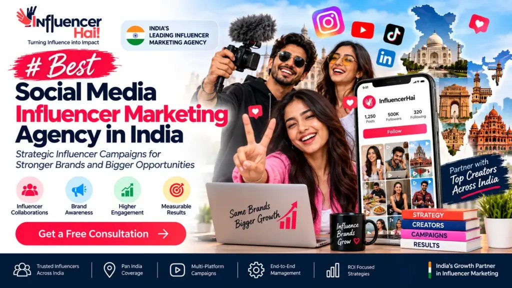 Best Social Media Influencer Marketing Agency in India