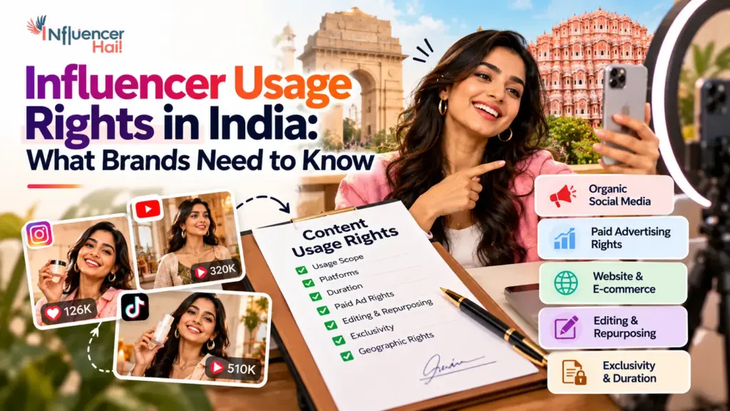 Influencer Usage Rights in India: What Brands Need to Know