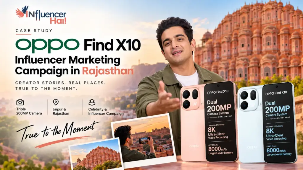 Ranveer Allahbadia’s OPPO Find X10 Celebrity Endorsement Campaign in Rajasthan
