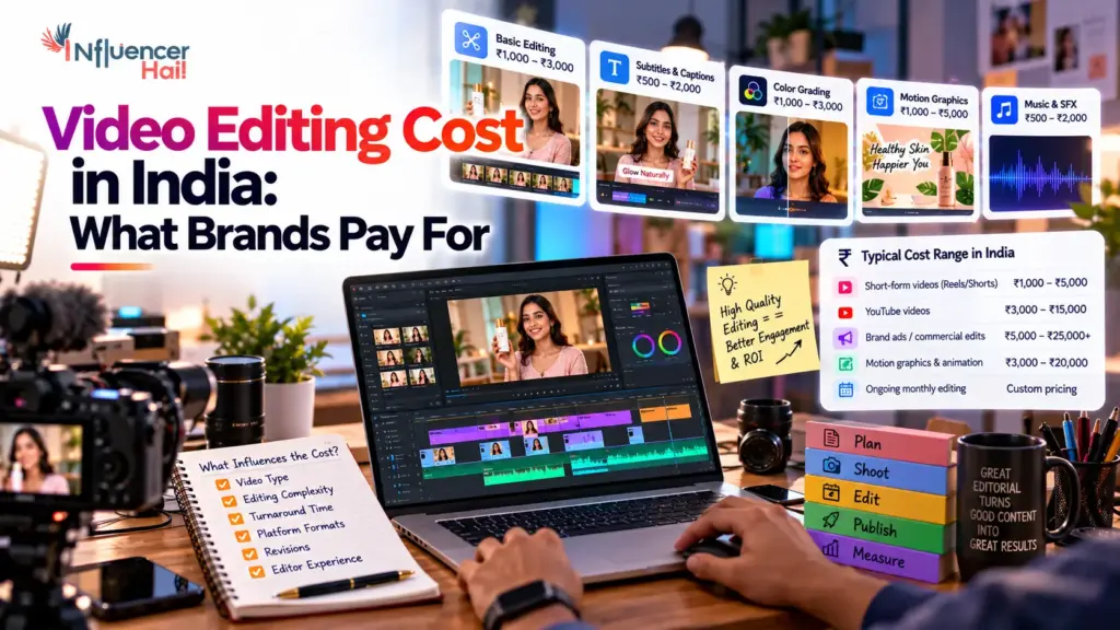 Video Editing Cost in India: What Brands Pay For